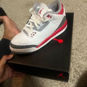 Nike White and Red Sneakers Iconic Design